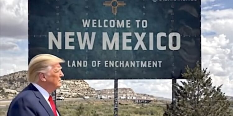 ‘Absolutely epic!’ Watch Trump post video of himself changing the name of New Mexico, governor fires back * WorldNetDaily * by Joe Kovacs