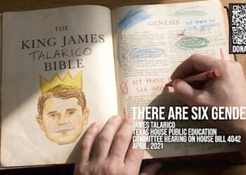 Watch King James Bible become ‘King James Talarico Bible’ in new Ken Paxton ad * WorldNetDaily * by Joe Kovacs