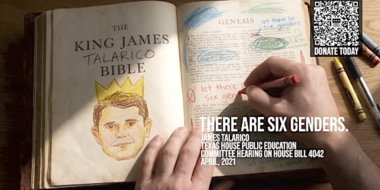 Watch King James Bible become ‘King James Talarico Bible’ in new Ken Paxton ad * WorldNetDaily * by Joe Kovacs