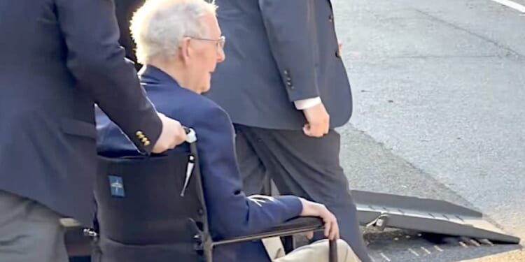 Mitch McConnell seen for first time in more than THREE MONTHS after U.S. Capitol Police rush to his home * WorldNetDaily * by Joe Kovacs
