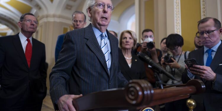 Mitch McConnell Returns to the Senate Floor, Commits to Being Available for the 'Tough' Votes – RedState