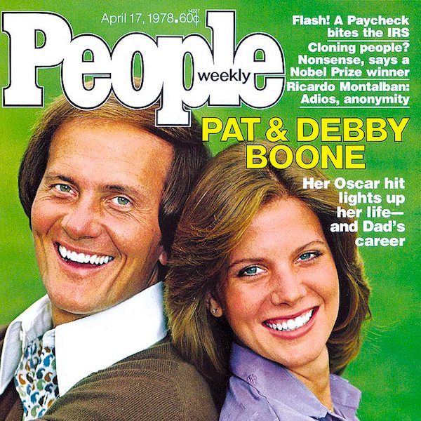 Pat and Debby Boone on the cover of People magazine in 1978