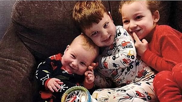 Callan, left, Dawson and Cora Clancy. The three children were killed at their Duxbury, Massachusetts, home in January 2023. (Lindsay Marie Clancy/Facebook)