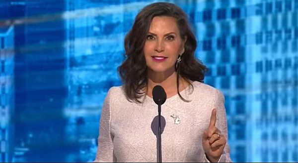 Gov. Gretchen Whitmer speaks at the 2024 Democratic National Convention (video screenshot)