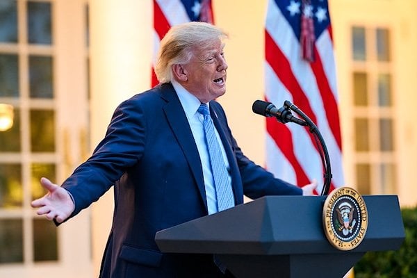 President Donald J. Trump hosts a Rose Garden Dinner for America's hunters and fishermen while announcing new executive orders, Thursday, Sept. 17, 2026. (Official White House photo by Joyce N. Boghosian)