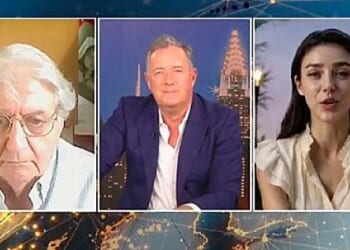 WATCH: A.I. character hits glitch and Piers Morgan has to laugh