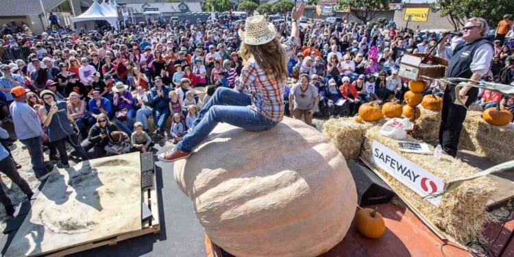 Minnesota Teacher Hauls 2,389-Pound Pumpkin Across the Country — but Then RI One-Ups Him – RedState