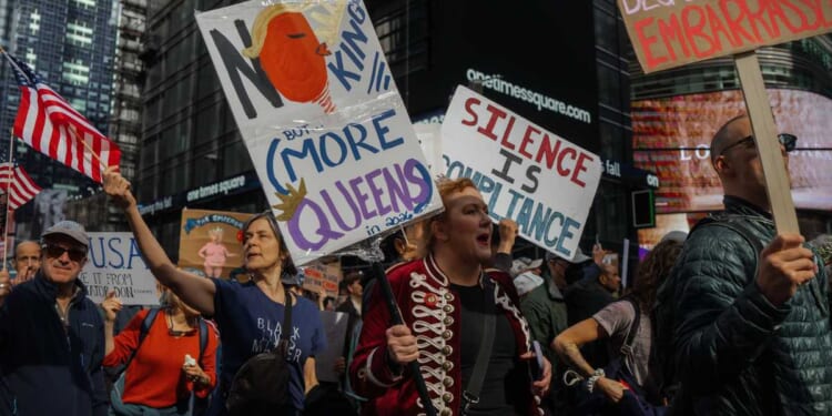 No Kings Leaders Banned ‘Vote Blue’ — Then Local Groups Pushed for Blue Tsunami Anyway – RedState