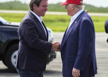 Trump Arrives in FL Where He Gets an Epic Gift From DeSantis – RedState
