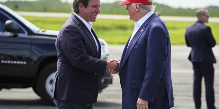 Trump Arrives in FL Where He Gets an Epic Gift From DeSantis – RedState