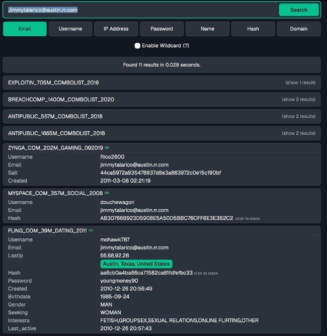 Data Leak James Talarico