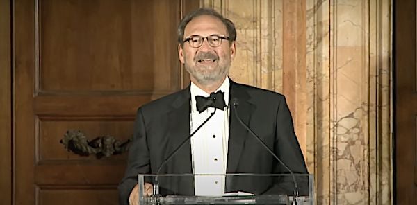 Associate Justice Samuel Alito delivers a speech on religious liberty in Rome on July 21, 2022 (Video screenshot)