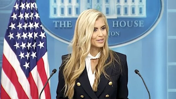 White House Press Secretary Katie Zacharia (Video screenshot)
