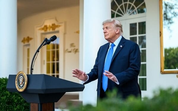 President Donald J. Trump hosts a Rose Garden Dinner, Wednesday, Sept. 2, 2026. (Official White House photo by Molly Riley)