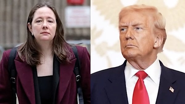 Maurene Trump and President Donald Trump (X)